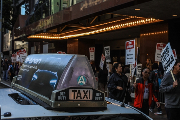 taxi-strikers-Marriott-Marquis-by-Douglas-O'Connor-web